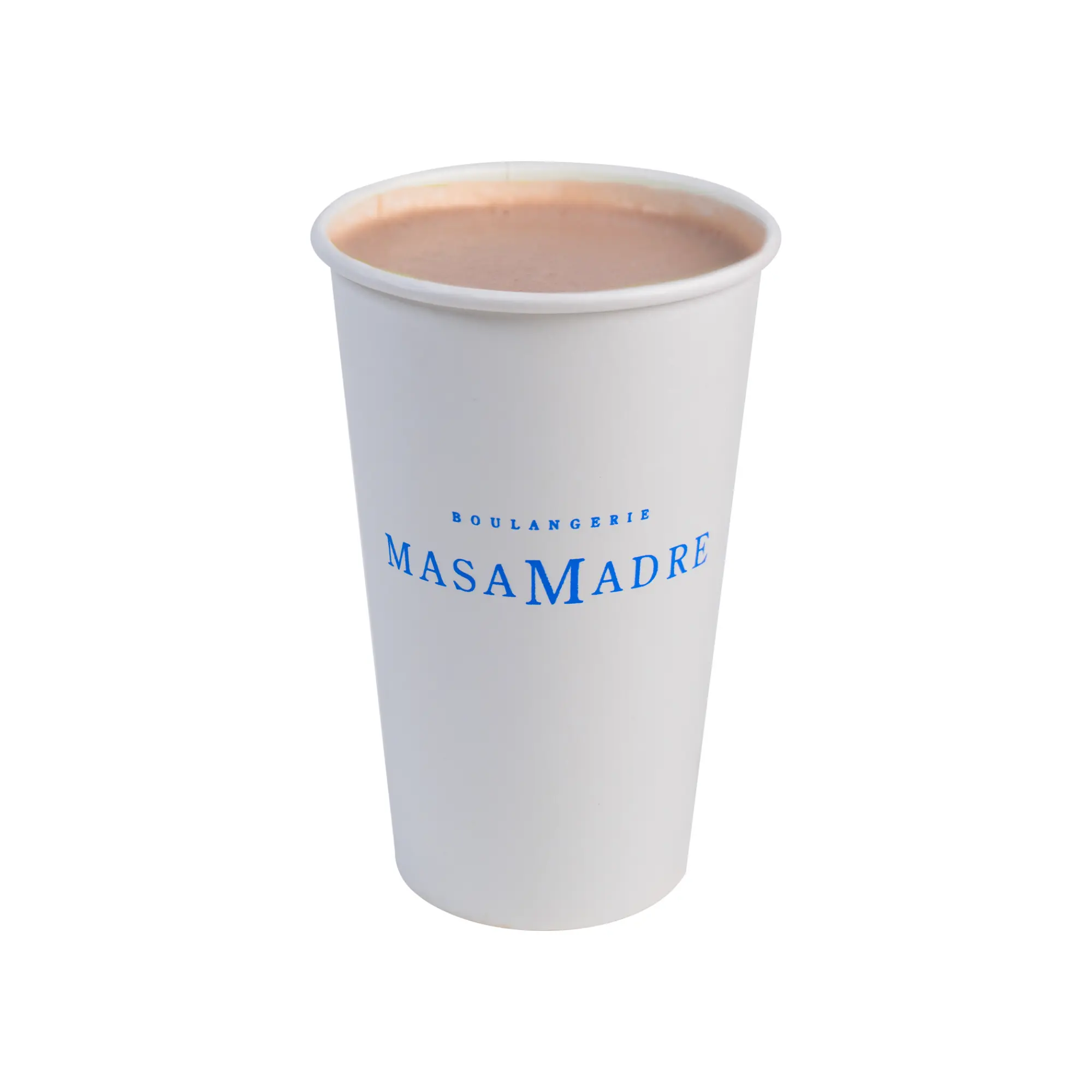 Latte chocolate caliente